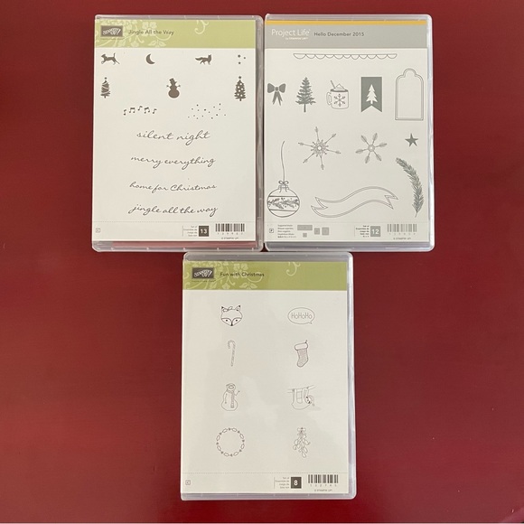 Stampin’ Up! Three sets of Christmas Stamps